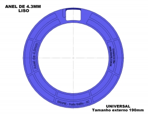 Anel (calo ) 4,3 mm Liso<b>...</b>