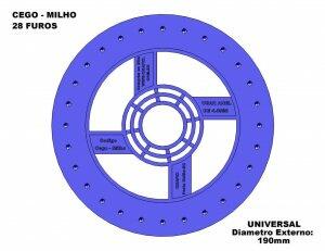 Disco de semente de Milho Cego com 28 marcaes<b>...</b>