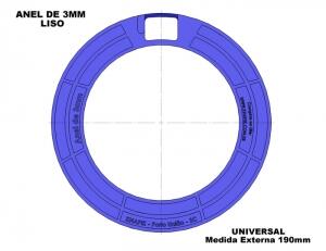 Anel (calo ) 3 mm LISO<b>...</b>